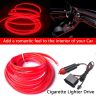 AllExtreme EXCL5MR 12 V LED Cold Light Line Flexible Neon Wire 5 Mtr Daytime Running Light Water Resistant Auto Lamps Strips Decorative & Ultra Bright for Car (Red, 1 Pc)