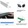 AllExtreme EXCL5MR 12 V LED Cold Light Line Flexible Neon Wire 5 Mtr Daytime Running Light Water Resistant Auto Lamps Strips Decorative & Ultra Bright for Car (Red, 1 Pc)