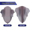 AllExtreme EXPVR16 Plastic Windscreen Visor Front Fairing Windshield Baffle Wind Deflectors for Yamaha R15 V3 (Grey)