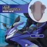 AllExtreme EXPVR16 Plastic Windscreen Visor Front Fairing Windshield Baffle Wind Deflectors for Yamaha R15 V3 (Grey)
