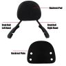 AllExtreme EXRBS01 Heavy Duty Bike Backrest Fit Passenger Rear Seat Back Support Rest Adjustable Compatible with Royal Enfield Reborn (Black)