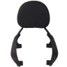 AllExtreme EXMBS01 Heavy Duty Bike Backrest Fit Passenger Rear Seat Back Support Rest Adjustable Compatible with the Royal Enfield Meteor (Black)
