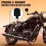 AllExtreme EXTBRE130 Bike Front & Rear Foot Rest Heavy Duty Left & Right Compatible for Royal Enfield Reborn (Black)