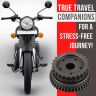 Allextreme EXSCA01 Heavy Duty Durable Self Gear Assembly Iron Material Compatible with Royal Enfield Electra, Classic & Standard (Black)