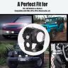 Allextreme ‎EXMDL02 20W Mini Driving LED Fog Light Spot Beam Projector Lens Driving Lamp for Motorcycle, Truck & Car (Yellow & White, 2 Pcs)
