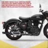 AllExtreme Heavy Duty Exhaust Silencer Modern Style Metal Iron Material with Durable & Sturdiness Compatible for Royal Enfield BS3 Model Bullet (Black)