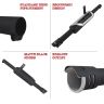 AllExtreme Heavy Duty Exhaust Silencer Modern Style Metal Iron Material with Durable & Sturdiness Compatible for Royal Enfield BS3 Model Bullet (Black)
