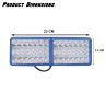 Allextreme EXBL42 24W 42 LED Fog Light Waterproof Flood Lamp with Mounting Brackets for Truck, Jeeps & Cars (White and Yellow, 1 PCs)