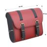 Allextreme EXBSL10 Bike Saddle Bag Water Resistant, Portable, Durable, PU Leather Built Ideal for Two Wheelers & Motorcycles Traveling (Maroon)