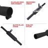 AllExtreme EXBS03 Exhaust Silencer Modern Style Metal Iron Material with Durable & Sturdiness Compatible for Royal Enfield BS3 Model Bullet (Black)