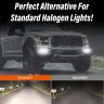 AllExtreme HYPERDRIVE LED Headlight Conversion Kit 75W Car Headlamp 6000K Super Bright White Beam Replaces Halogen,HID Waterproof LED Fog lamp Bulbs (1 Year Warranty,H8-H11)