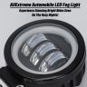 Allextreme Car 3 LED Lamp Headlight 40 Watt Driving Headlamp High Low Beam Chip DRL Fog Light for SUVs Trucks Sedans Motorcycle (30W, Pack of 1)