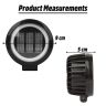 Allextreme Car 3 LED Lamp Headlight 40 Watt Driving Headlamp High Low Beam Chip DRL Fog Light for SUVs Trucks Sedans Motorcycle (30W, Pack of 1)