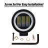 Allextreme Car 3 LED Lamp Headlight 40 Watt Driving Headlamp High Low Beam Chip DRL Fog Light for SUVs Trucks Sedans Motorcycle (30W, Pack of 1)