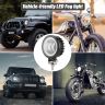 Allextreme Car 3 LED Lamp Headlight 40 Watt Driving Headlamp High Low Beam Chip DRL Fog Light for SUVs Trucks Sedans Motorcycle (30W, Pack of 1)