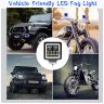 Allextreme EX27VF2 6 LED Headlight Lamp Universal Waterproof Off Road Driving CREE LED Fog Light with Mounting Brackets for Bike and Cars (27W, Blue & White, Pack of 2)