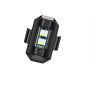 AllExtreme EXMCL01 Universal Safety Signal 7 Colours Mini USB Rechargeable Strobe Drone Lights Anti-collision LED for Helmet Bicycle Motorcycle (Pack of 1)