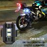AllExtreme Aircraft Blinking Strobe LED Light Rechargeable Helmet Flashing Emergency Signal for Motorbike Bicycle Car Drones (Pack of 2)