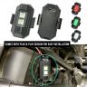 AllExtreme Aircraft Blinking Strobe LED Light Rechargeable Helmet Flashing Emergency Signal for Motorbike Bicycle Car Drones (Pack of 2)