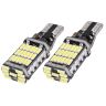 Allextreme EX45LBS Universal T10 LED Parking Light 45 SMD Bright Interior Pilot License Plate Dome Indicator Lamp Bulb for Automobiles (3W, White, 2 PCS)