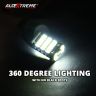Allextreme EX45LBS Universal T10 LED Parking Light 45 SMD Bright Interior Pilot License Plate Dome Indicator Lamp Bulb for Automobiles (3W, White, 2 PCS)