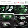 Allextreme EXDM19G BA9S LED Parking Light Super Bright 2 SMD Car Interior License Plate Wedge Dome Trunk Dashboard Bulb for Car Bike and Motorcycle (1W, Green, 2 PCS)