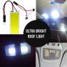 Allextreme EXSDM01 32 SMD Universal Car Interior Super Bright Roof Light Reading Dome Bulb Lamp with Festoon Holder (1.6W, White,1 Pc)