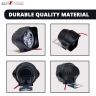 Allextreme EXL6FLW Universal LED Fog Light Driving Work Lamp for Bike Cars and Motorcycle (6 Led, 2Pcs)