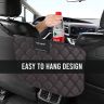 Allextreme EX-CTO-01B Trunk Organizer Backseat Large Anti-Slip Storage Hanging Utility Tool Space Saver Bag for Cars, SUVs & Trucks (Brown)