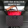 Allextreme EX-CTO-01B Trunk Organizer Backseat Large Anti-Slip Storage Hanging Utility Tool Space Saver Bag for Cars, SUVs & Trucks (Brown)