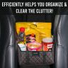 Allextreme EX-CTO-01B Trunk Organizer Backseat Large Anti-Slip Storage Hanging Utility Tool Space Saver Bag for Cars, SUVs & Trucks (Brown)