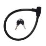 AllExtreme EXML6B Heavy Duty Braided Steel Lock Anti-Theft Luggage Secure Locking Chain Ideal for Bikes & Motorcycles (Black)