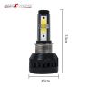 Allextreme Car LED H4 Headlight 40 Watt Driving Headlamp High Low Beam Conversion Kit Chip Fog Light for SUVs Trucks Sedans Motorcycle
