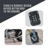 AllExtreme Bike Stand Extender Pad CNC Foot Side Kickstand Enlarger Extension Compact Support Plate Compatible with Royal Enfield Interceptor 650 (Black)
