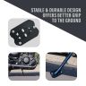 AllExtreme Bike Stand Extender Pad CNC Foot Side Kickstand Enlarger Extension Compact Support Plate Compatible with Royal Enfield Classic 350 (Black)