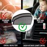 AllExtreme EXCBMC2 Car Blind Breathable Sun Shades for Front & Rear Glass Mesh Curtain Glare Reduction Net Pullover UV Protection Compatible with Maruti Celerio (Black, Pack of 4)