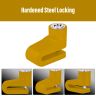 AllExtreme EXMDBY01 Mini Anti Theft Disc Brake Security Lock for Bicycle and Motorcycle (Yellow)