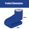 AllExtreme EXMDBB1 Mini Anti Theft Disc Brake Security Lock for Bicycle and Motorcycle (Blue)