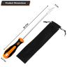 AllExtreme EX-5020 Car Tire Cleaning Tool Stone Removal Hook Ideal for Car Bike & Motorbike Tyres with Rubber Handle (1 Pc)
