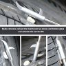 AllExtreme EX-5020 Car Tire Cleaning Tool Stone Removal Hook Ideal for Car Bike & Motorbike Tyres with Rubber Handle (1 Pc)