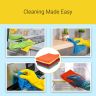 Allextreme EX6MFT Super Absorbent Car Cleaning Microfiber Cloth Towel Reusable Mitt Lint-less Dusting Ideal for All Surfaces (50X60 cm, Pack of 6, Random Color)
