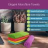 Allextreme EX6MFT Super Absorbent Car Cleaning Microfiber Cloth Towel Reusable Mitt Lint-less Dusting Ideal for All Surfaces (50X60 cm, Pack of 6, Random Color)