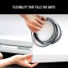 AllExtreme EXPSM10 Car Exterior Molding Strip 15 Mtr Decorative Car Chrome Beading Roll Moulding Trim with Flexible Styling Vehicle Decor for All Kinds of Cars (Silver, 10 mm)