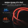 AllExtreme EX1200A1 Universal Car Auto Battery Booster Jumper Cables with Alligator Wire Clamp for Car Truck Off Road Vehicle (1200 Amp, 2.21 M)