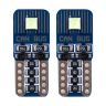 Allextreme EXLB002 Universal T10 LED Parking Light 2 SMD Bright Interior Pilot License Plate Dome Indicator Lamp Bulb for Automobiles (3W, Blue, 2 Pcs)