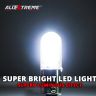 Allextreme EXLB005 BA9S LED Parking Light Super Bright White 6 SMD Car Interior License Plate Wedge Dome Trunk Dashboard Bulb for Car Bike and Motorcycle (White, 2 Pcs)