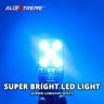 Allextreme EXLB007 Universal T10 LED Parking Light 10 SMD Bright Interior Pilot License Plate Dome Indicator Lamp Bulb for Automobiles (2W, Blue, 2 Pcs)