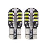 AllExtreme EXLB010 Universal T10 LED Parking Light 24 SMD Bright Interior Pilot License Plate Dome Indicator Lamp Bulb for Automobiles (3W, White, 2 Pcs)