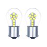 Allextreme EXLB013 LED Bulb Turn Signal Indicator Bright Lamp 18 Smd Chipset License Plate Parking Dome Light for Car Bike and Motorcycle (24W, White, 2 PCS)