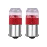 Allextreme EXLB011R LED Bulb Turn Signal Indicator Bright Lamp 6 Smd Chipset License Plate Parking Dome Light for Car Bike and Motorcycle (6W, Red, 2 PCS)
